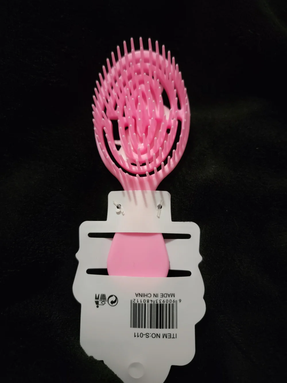 Pink Cartoon Dog Popcorn Hair Comb for Kids